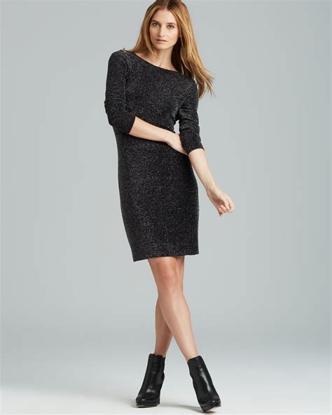 michael kors black velvet dress|Michael Kors long black dresses.